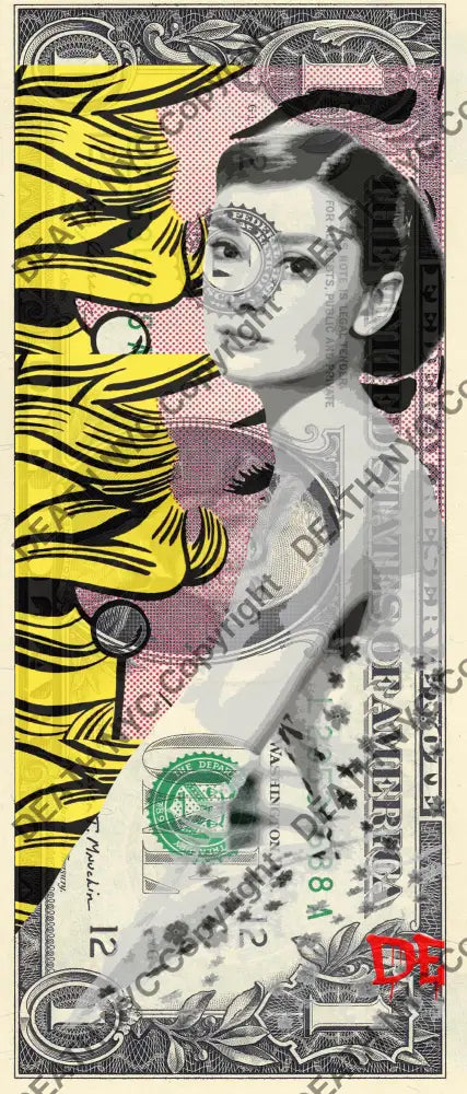 Auction USD $1 Original artwork 210323$11 audrey - Art Print