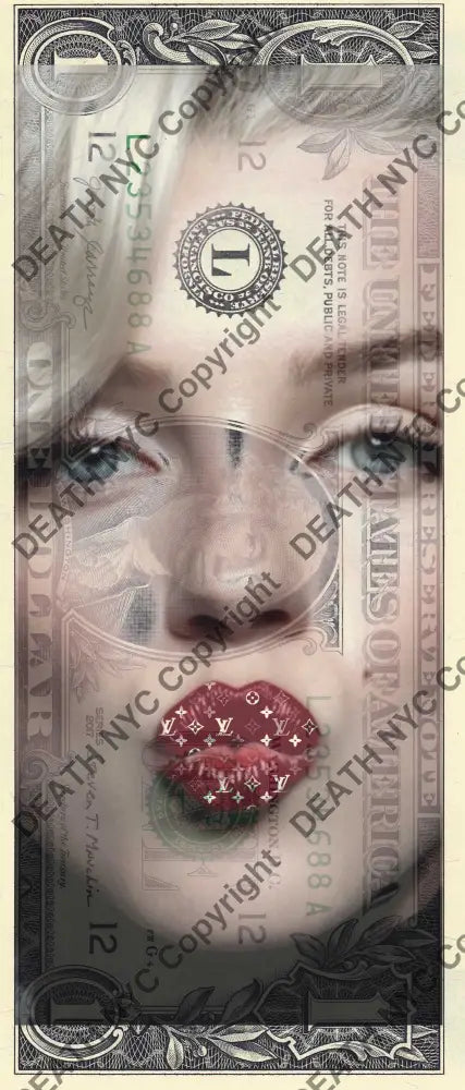 Auction USD $1 Original artwork 210826$5 monr - Art Print
