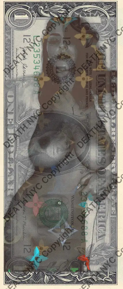 Auction USD $1 Original artwork 210826$7 n d - Art Print