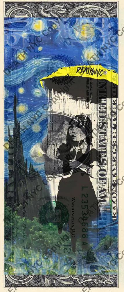 Auction USD $1 Original artwork 211225$15 bank Art Print