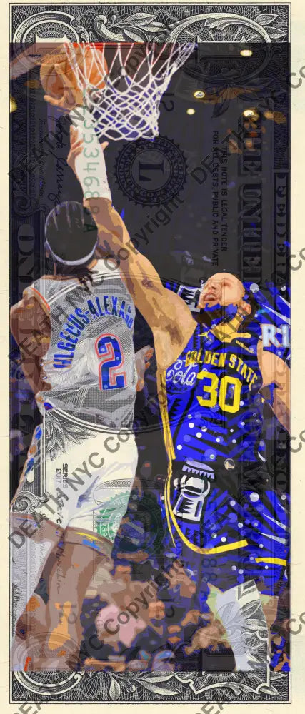 Auction USD $1 Original artwork 220624$14 n b a Art Print