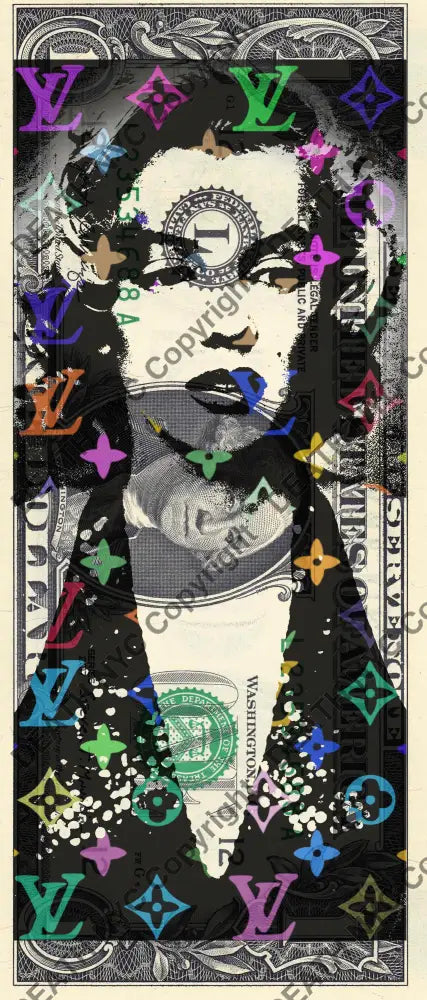 Auction USD $1 Original artwork 221124$4 monr Art Print