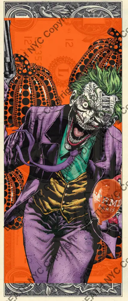 Auction USD $1 Original artwork 240224$5 jok Art Print