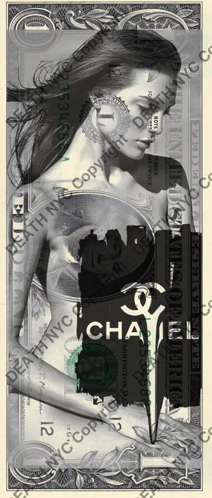Auction USD $1 Original artwork 240824$13 ch girl - Art Print