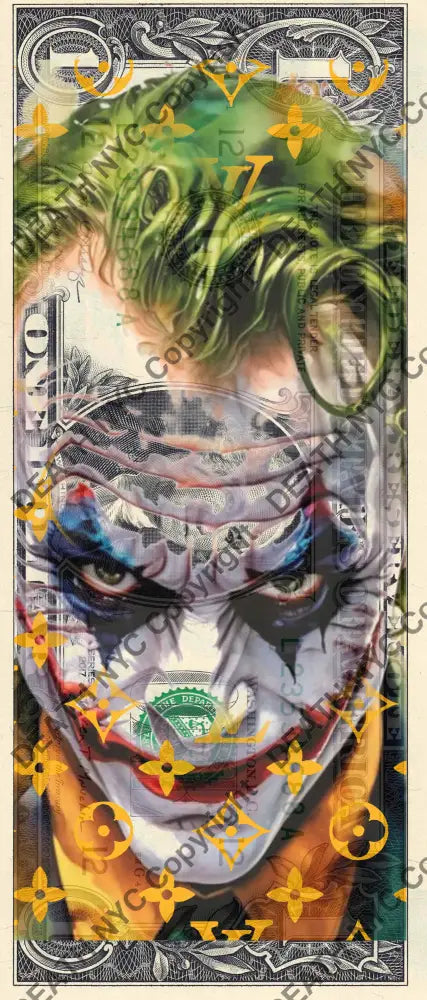Auction USD $1 Original artwork 240826$8 j k r - Art Print