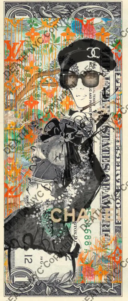 Auction USD $1 Original artwork 241024$2 pra da - Art Print
