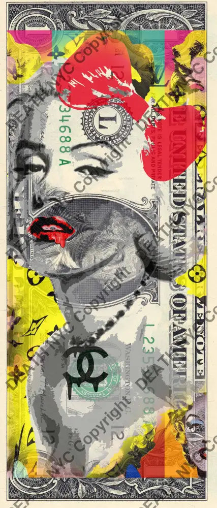 Auction USD $1 Original artwork 261225$9 monr Art Print