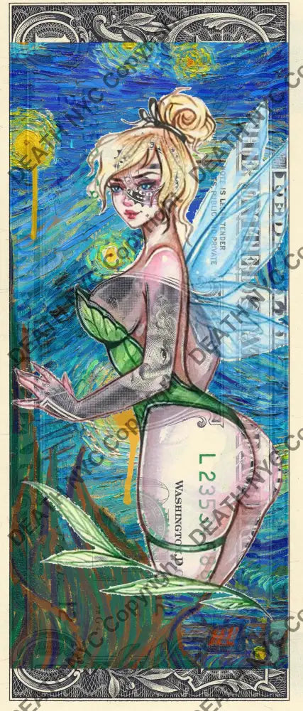 Auction USD $1 Original artwork 270423$2 tink - Art Print