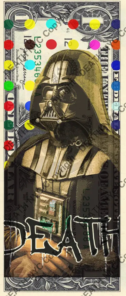 Auction USD $1 Original artwork 270423$6 v d r - Art Print