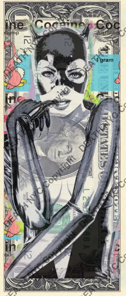 Auction USD $1 Original artwork 270624$18 bat - Art Print