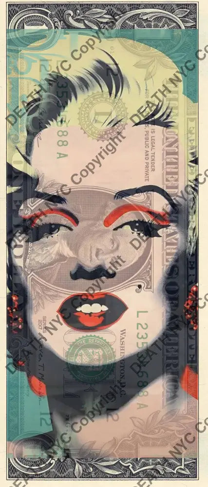 Auction USD $1 Original artwork 301225$1 monr Art Print