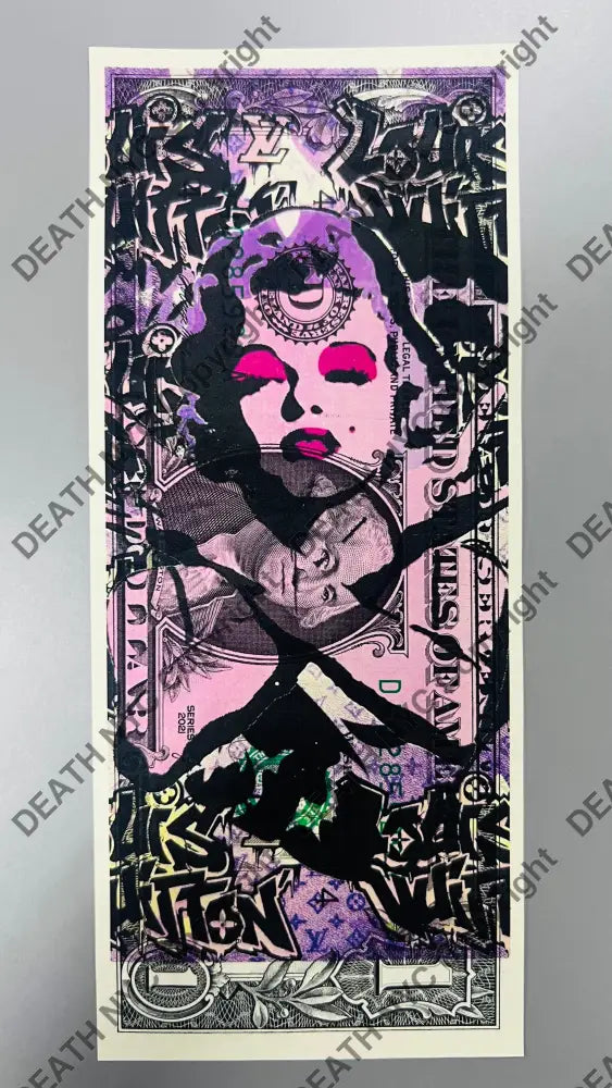 Auction USD Original artwork Edition of 100 Monr cross Art Print