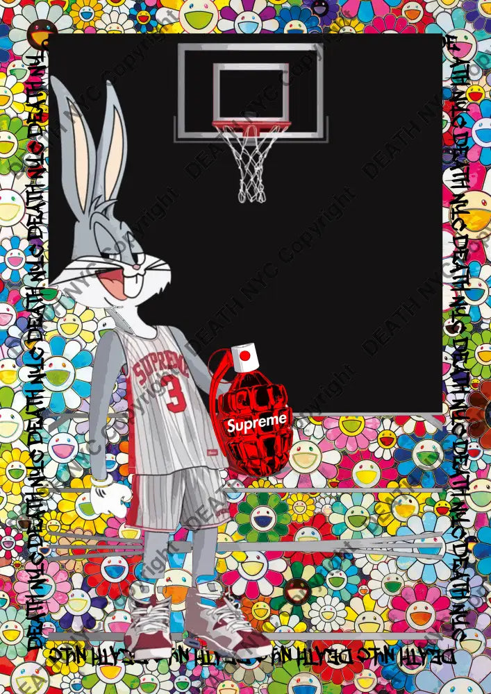 Auction ’V185 bunny’ art print 45x32cm (Edition of 100) - Art Print