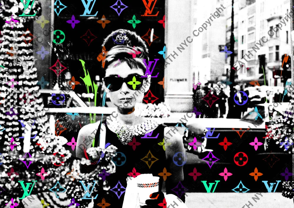 Auction ’V776 audrey. ’ art print 45x32cm (Edition of 100) - Art Print