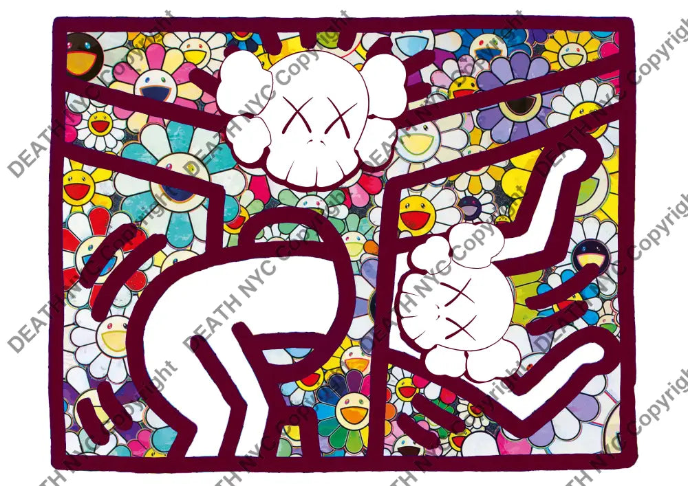 Auction ’X flowerl’ art print 45x32cm (Edition of 100) - Art Print