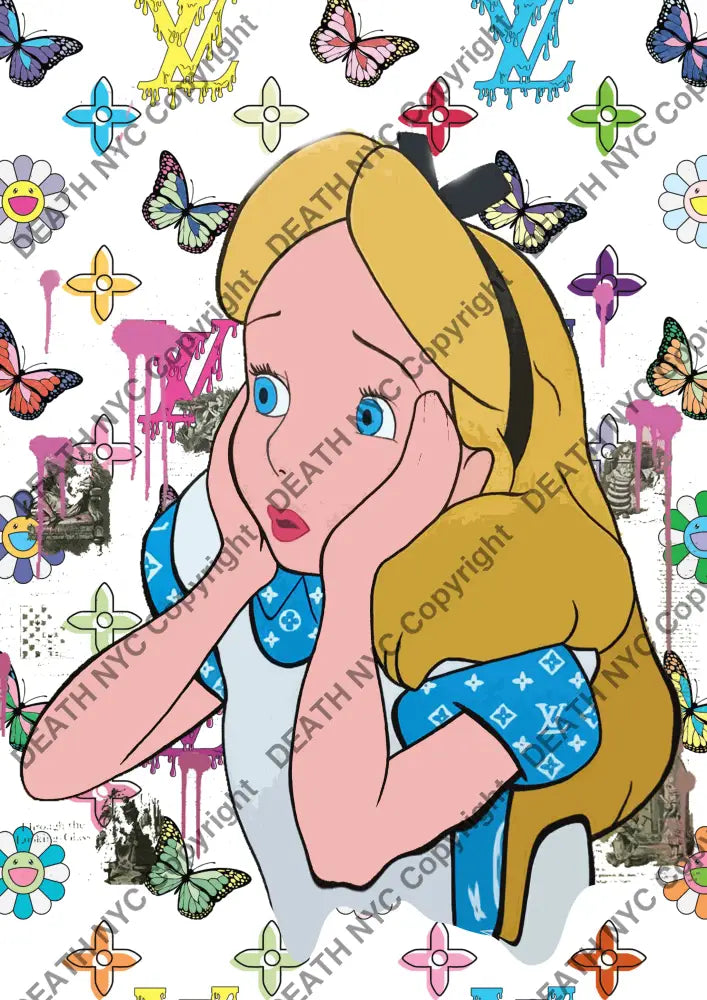 Auction ’X306 alice’ 45x32cm (Edition of 100) Art Print