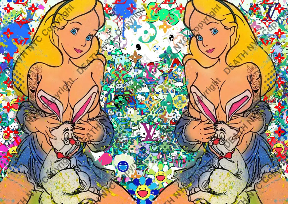 Auction ’X32 alice’ 45x32cm (Edition of 100) Art Print