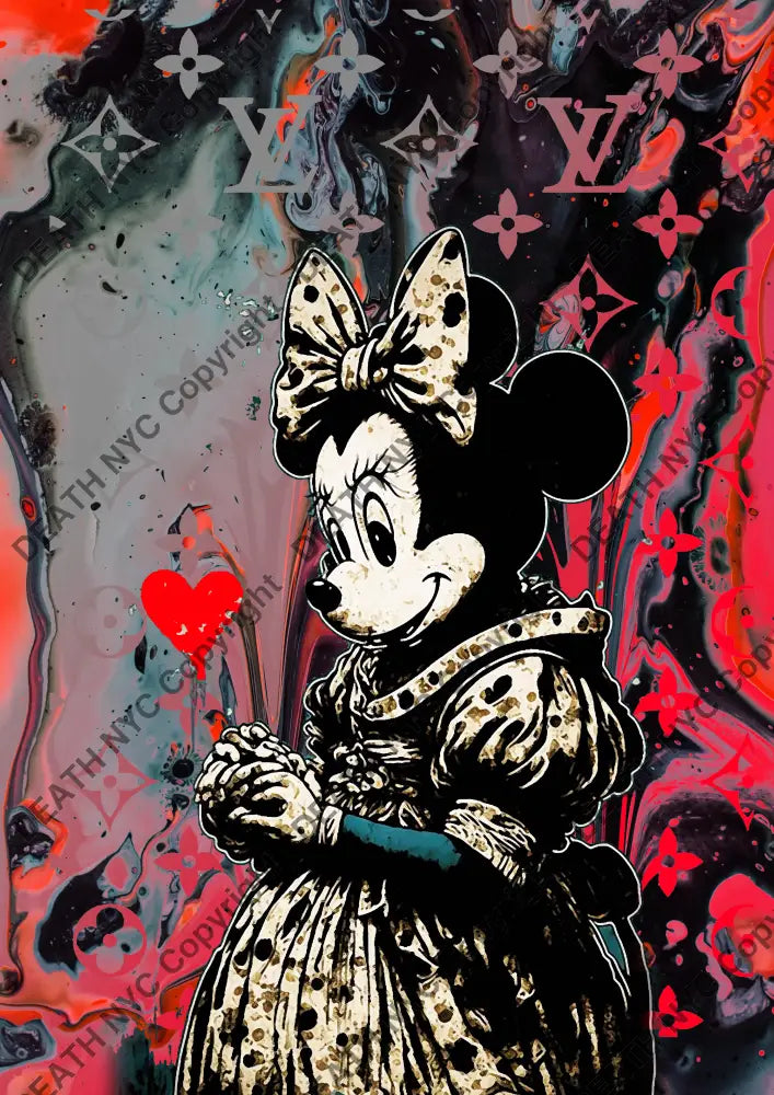 Auction ’X879 mouse. ’ art print 45x32cm (Edition of 100) - Art Print