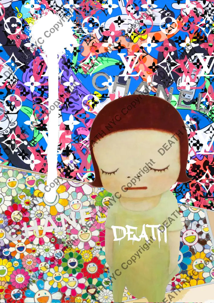 Auction ’X95 girl’ art print 45x32cm (Edition of 100) Art Print