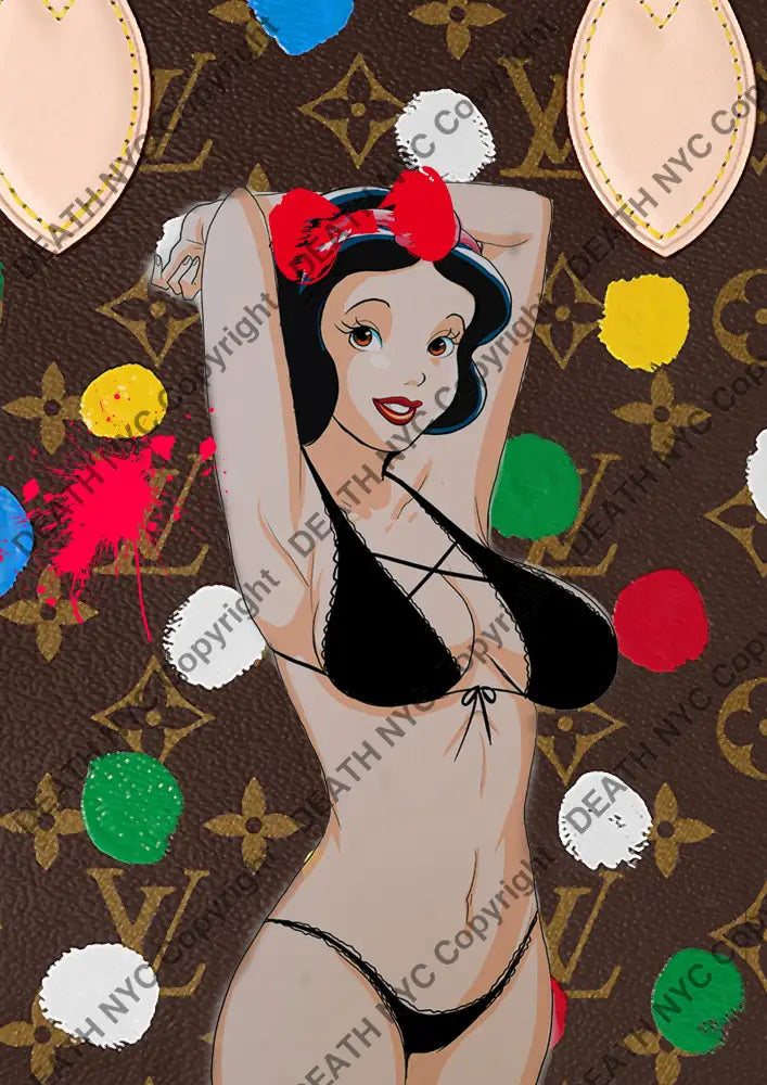Auction ’Z534 snow’ art print 45x32cm (Edition of 100) Art Print