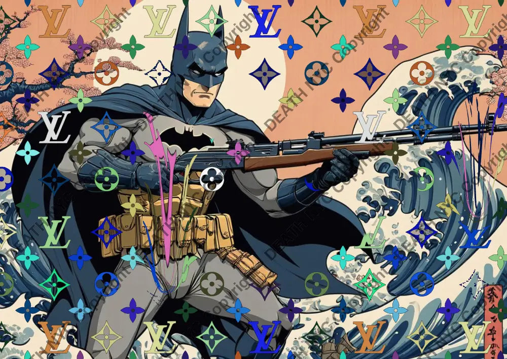 Auction ’ZA133 bat’ art print 45x32cm (Edition of 100) Art Print