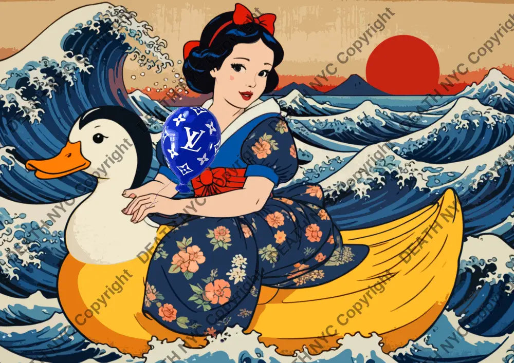 Auction ’Za276 snow’ 45x32cm (Edition of 100) Art Print