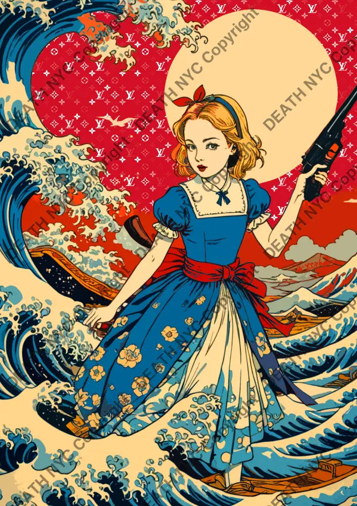 Auction ’ZA63 alice ’ art print 45x32cm (Edition of 100) Art Print