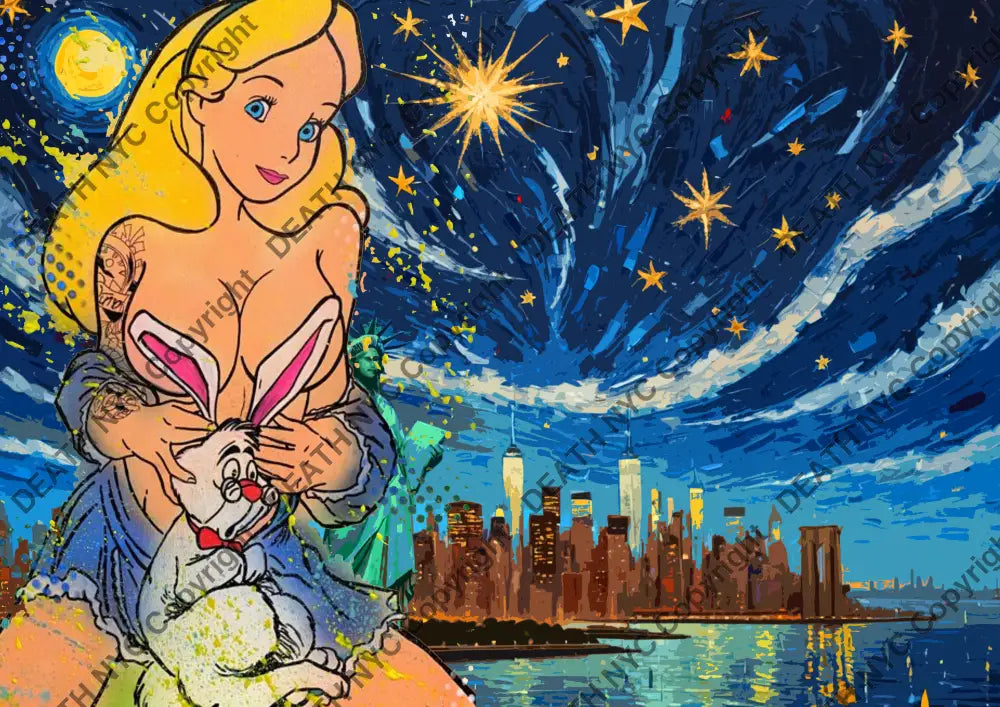 Auction ’ZA646 alice’ 45x32cm (Edition of 100) Art Print