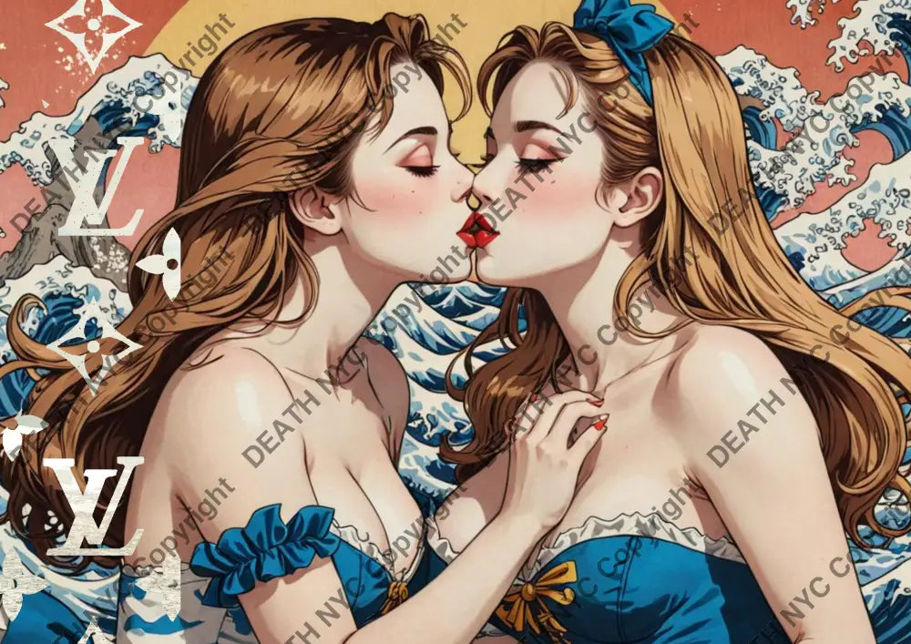 Auction ’ZD8 kiss’ 45x32cm (Edition of 100) Art Print