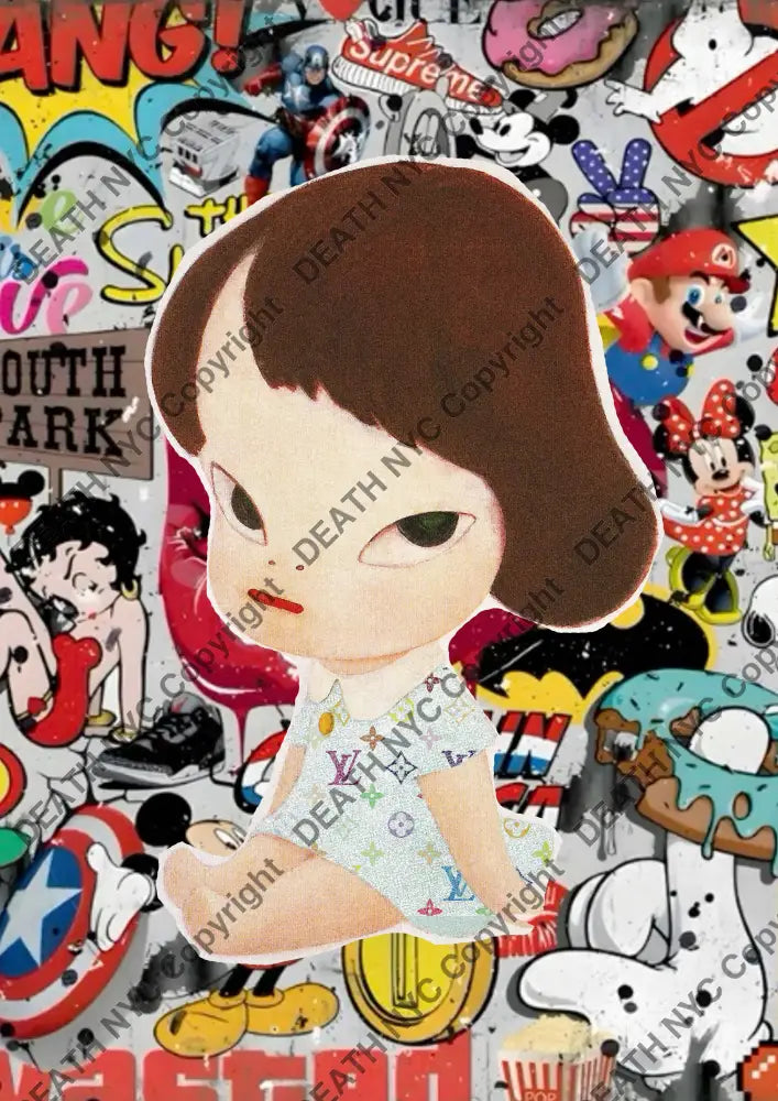 Auction ’ZG184 girl’ 45x32cm (Edition of 100) Art Print