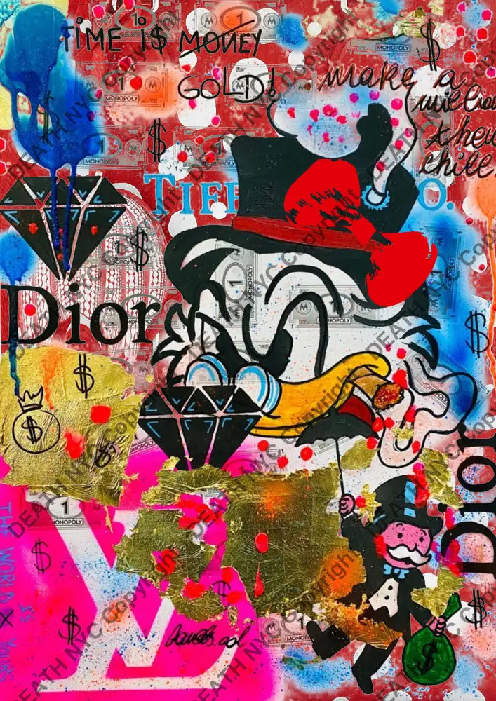 Auction ’ZG194 duck’ art print 45x32cm (Edition of 100) Art Print
