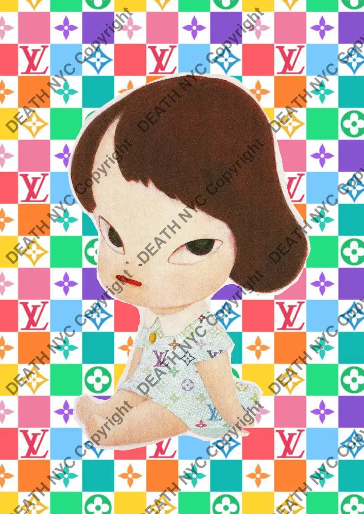 Auction ’ZI131 girl’ art print 45x32cm (Edition of 100) - Art Print