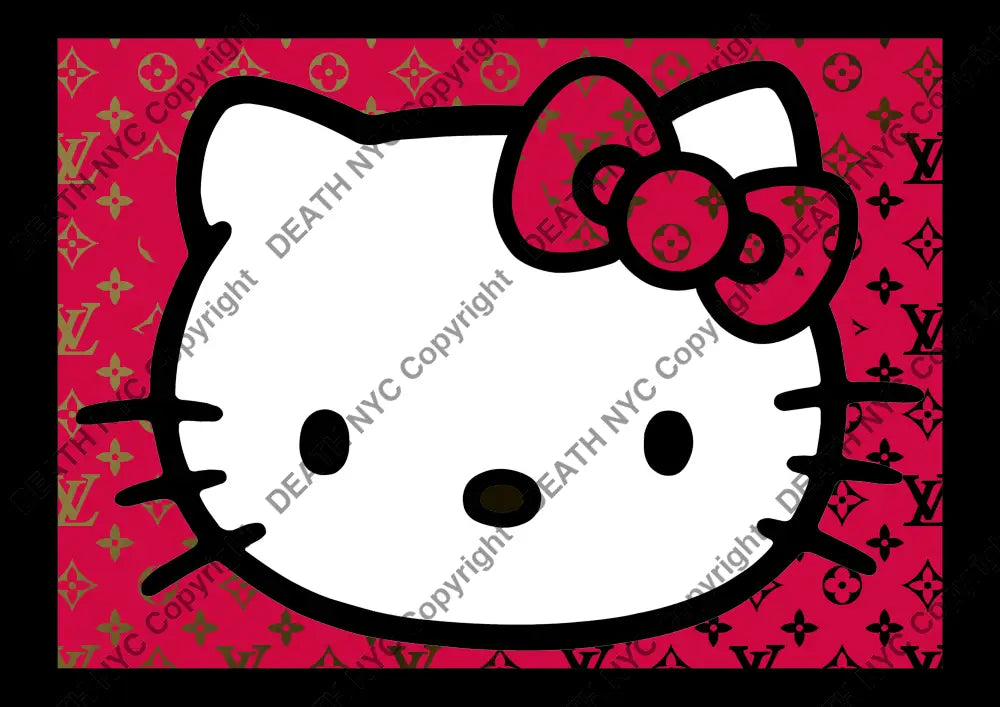 Auction ’ZN3 kitty’ art print 45x32cm (Edition of 100) Art Print