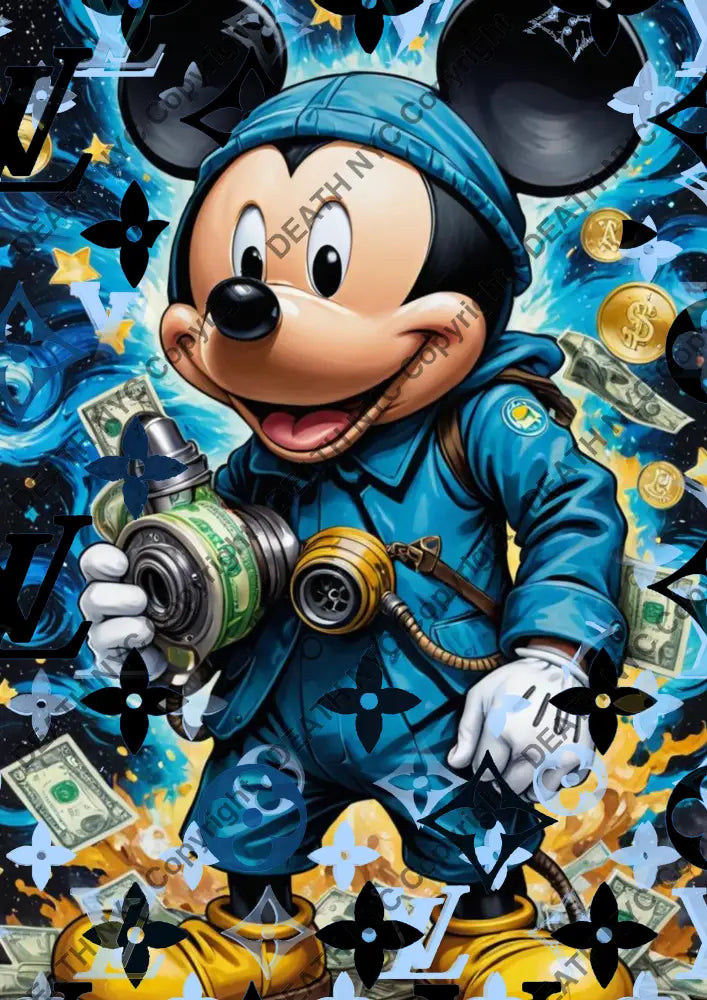 Auction ’ZQ20 mouse’ 45x32cm (Edition of 100) Art Print