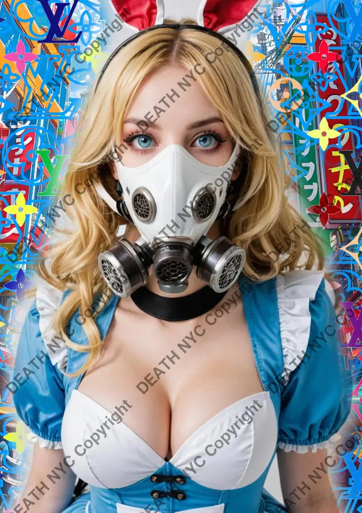 Auction ’ZR9 mask’ 45x32cm (Edition of 100) Art Print