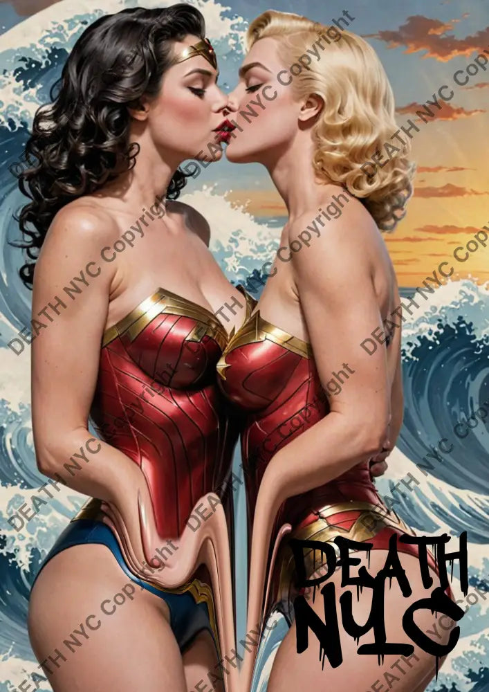 Auction ’ZV74 kiss’ art print 45x32cm (Edition of 100) - Art Print