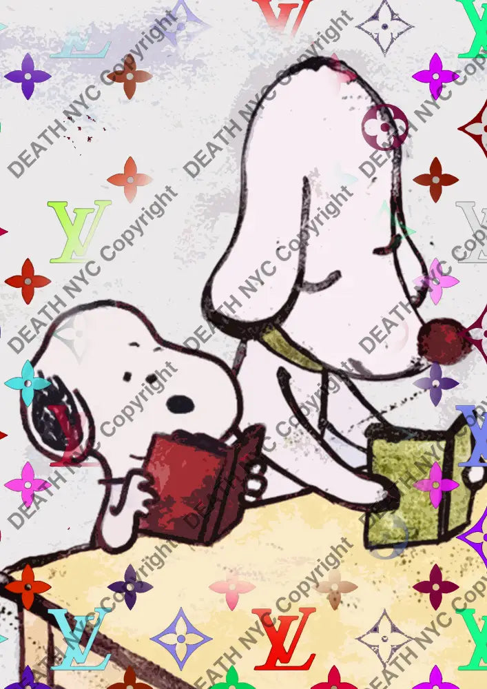 Auction ’ZX136 silly dog’ art print 45x32cm (Edition of 100) Art Print