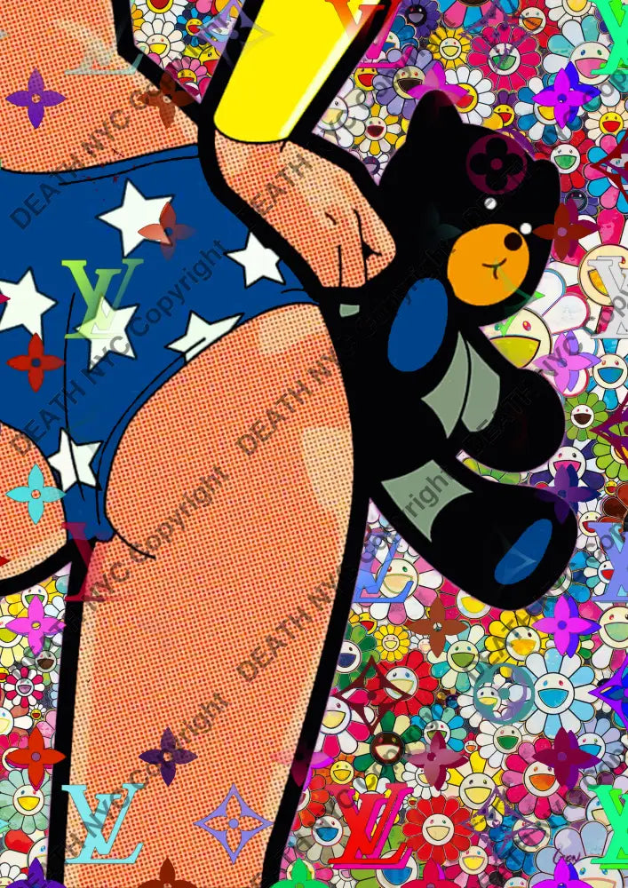 Auction ’ZX90 bear’ art print 45x32cm (Edition of 100) Art Print