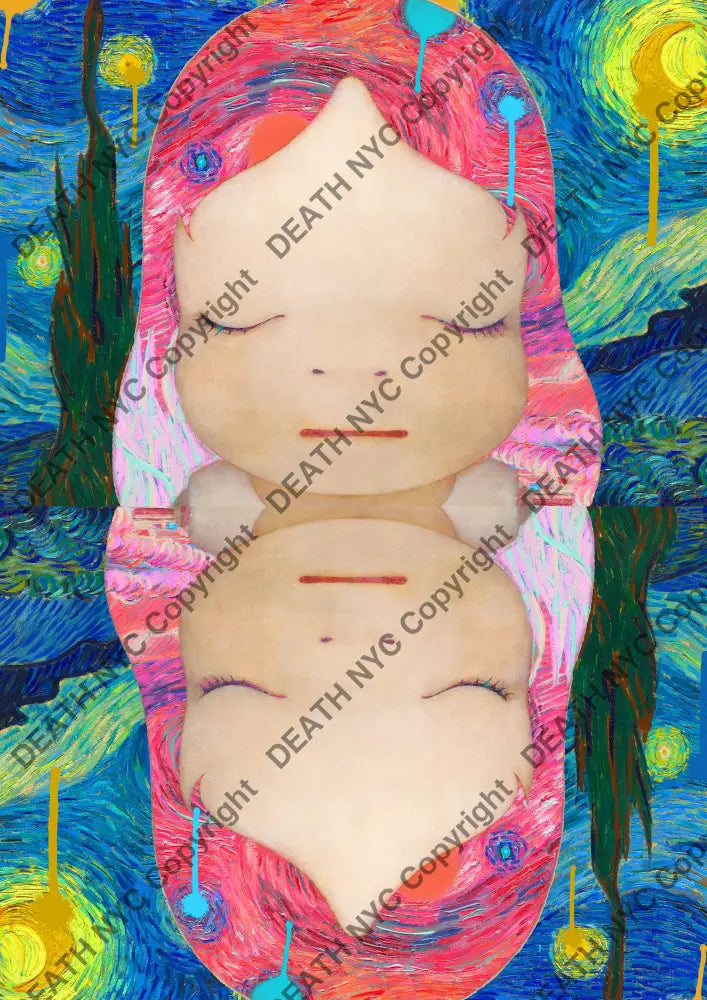 ’cute reflection’ 45x32cm (HC Edition) (2019) Art Print