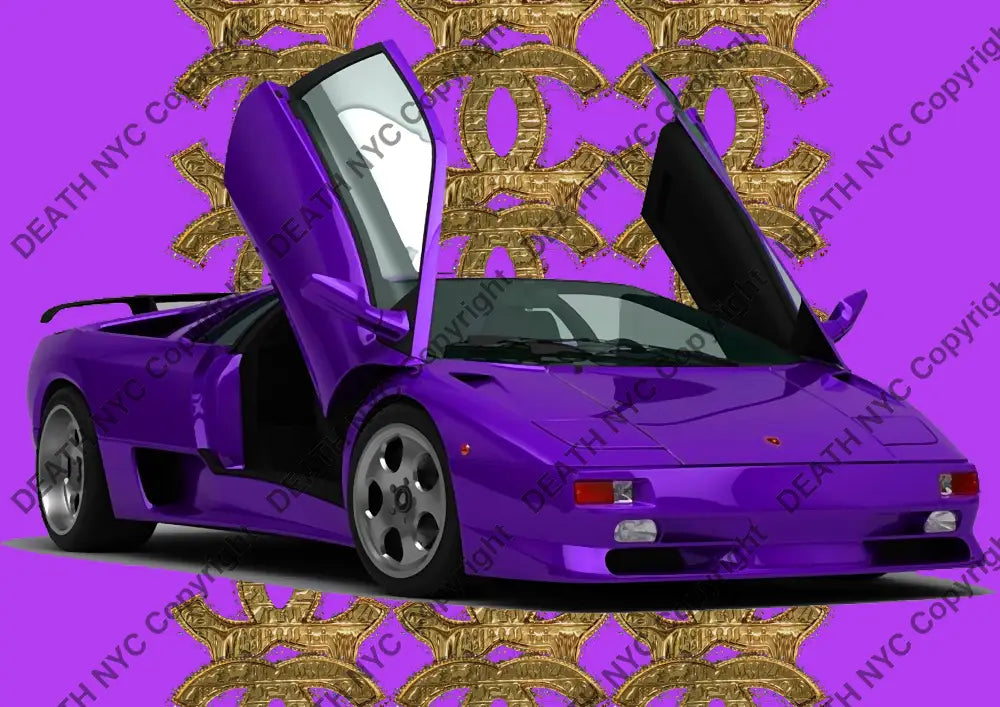 Death02203 Lambo (Edition Of 100) (2020) Art Print