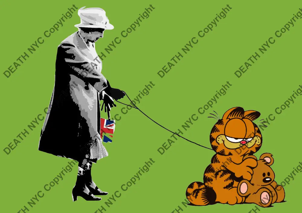 Death03314 Queen & Garfield (Edition Of 100) (2022) Art Print