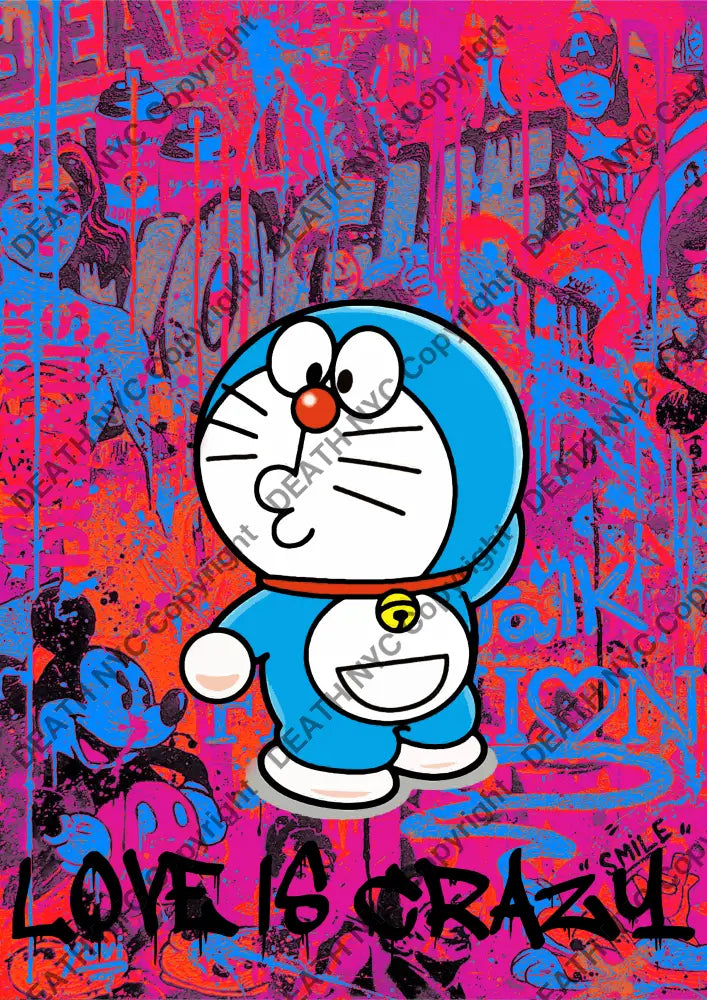 Death03579 Doraemon (Edition Of 100) (2022) Art Print