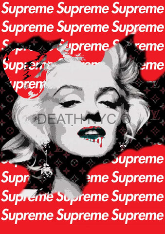 Death0453 Monroe 45X32Cm (Edition Of 100) (2020) Art Print