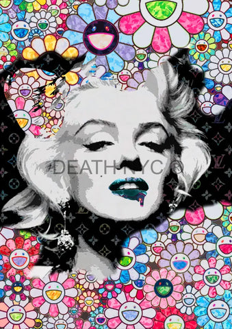 Death0454 Monroe 45X32Cm (Edition Of 100) (2020) Art Print