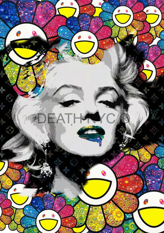 Death0455 Monroe 45X32Cm (Edition Of 100) (2020) Art Print