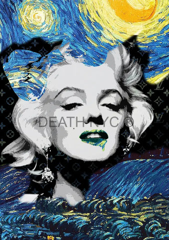Death0456 Monroe 45X32Cm (Edition Of 100) (2020) Art Print