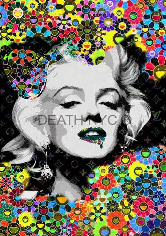 Death0459 Monroe 45X32Cm (Edition Of 100) (2020) Art Print