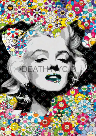 Death0461 Monroe 45X32Cm (Edition Of 100) (2020) Art Print
