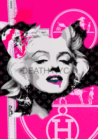 Death0462 Monroe 45X32Cm (Edition Of 100) (2020) Art Print