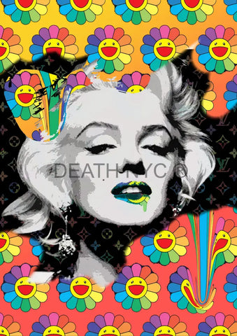 Death0463 Monroe 45X32Cm (Edition Of 100) (2020) Art Print